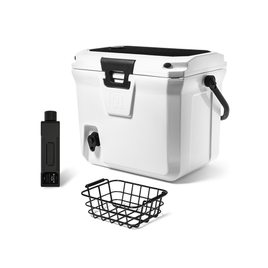 Brutank 20 quart grab go cooler bundle ice white - US 0986