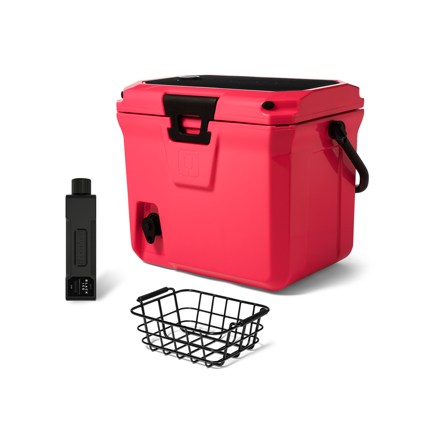 Brutank 20 quart grab go cooler bundle neon pink - US 3288