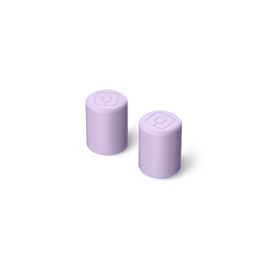 Magnetic straw cover lavender - US 6974