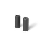 Era flip replacement straw tips matte black - US 0419