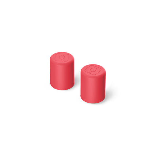 Magnetic straw cover coral - US 6060