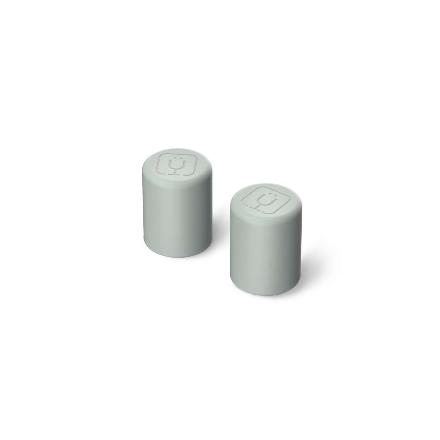 Magnetic straw cover sage - US 3578