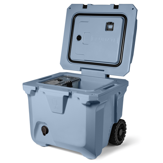 Brutank 35 quart rolling cooler denim - US 2256