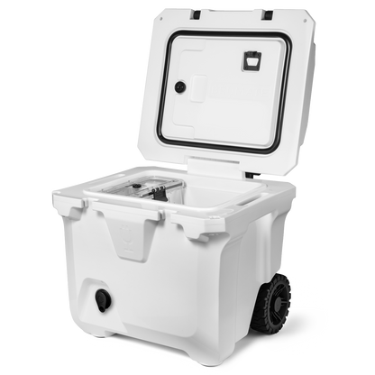 Brutank 35 quart rolling cooler ice white - US 9125