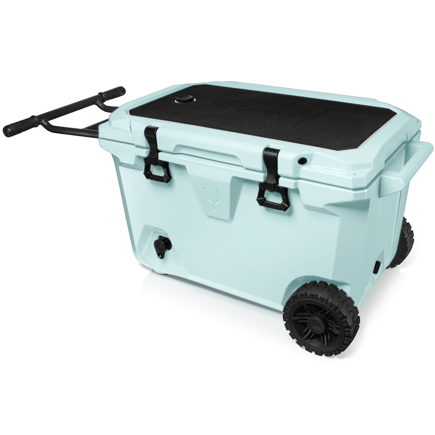 Brutank 55 quart rolling cooler blue agave - US 0507