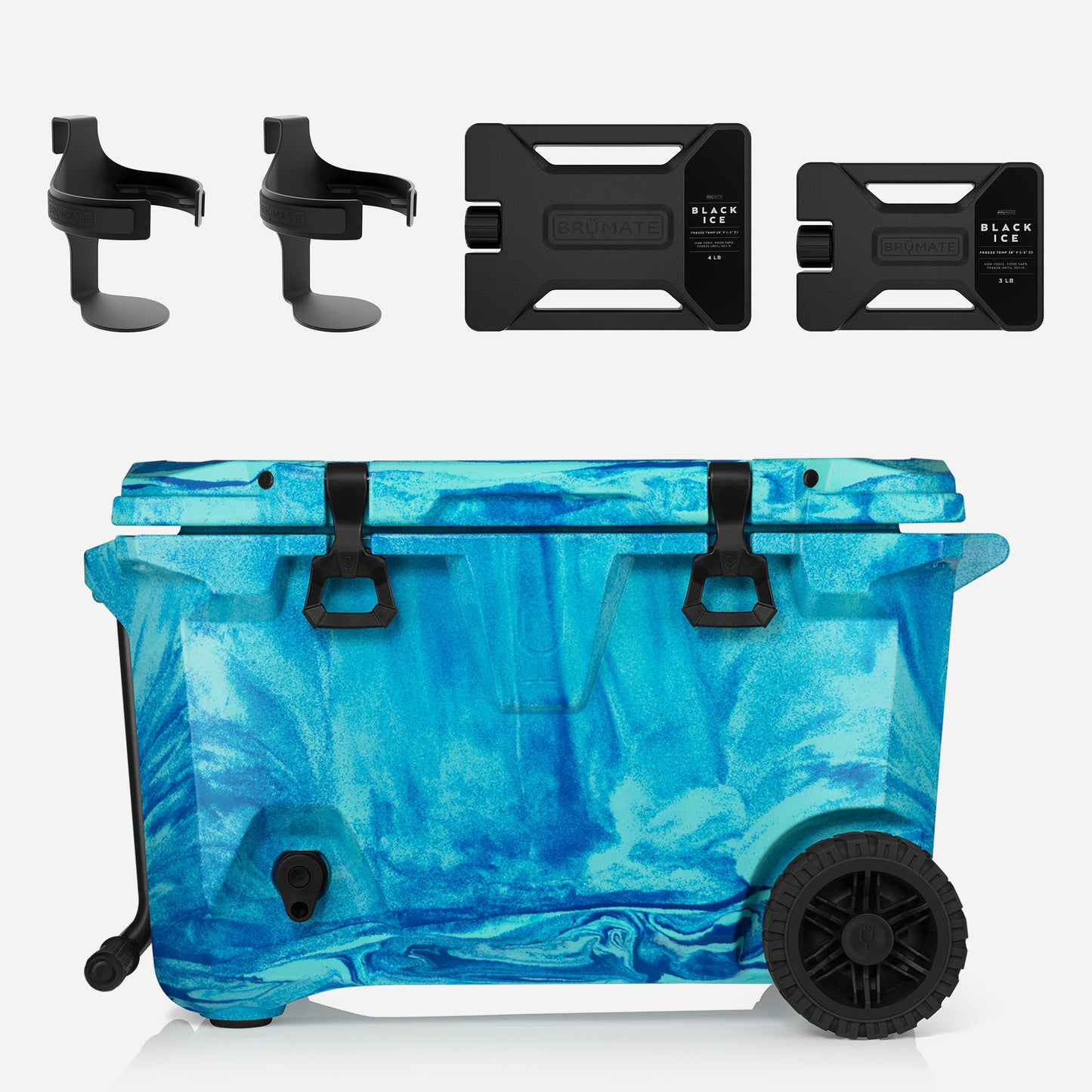 Brutank double drink holder bundle ocean swirl - US 8220